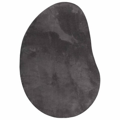 vidaXL - Tapijt - HUARTE - Antraciet - 100 - x - 200 - cm - Polyester