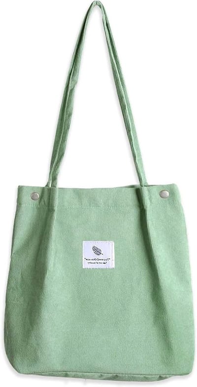 Grote Schoudertas voor Dames van Corduroy | Strandtas, Crossbody, Shopper en Handtas voor Werk en School