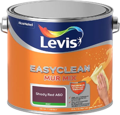 Levis - Easyclean Mur Mat Mix - Shady Red A60 - Mengverf - 2,5 L