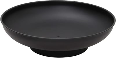 Buitenhaard - Terraskachel Vuurkorf - Tuinfeesten Verwarmen - Ruime Houtcapaciteit - 57 cm Diameter - Zwart