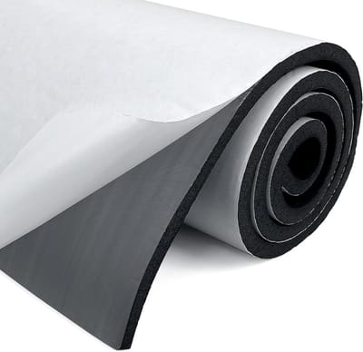 Multifunctionele Neopreen Foam Roll, Zelfklevend Isolatiemateriaal, Geluiddemping en Schokabsorptie, 300 mm x 12 mm x 3 m