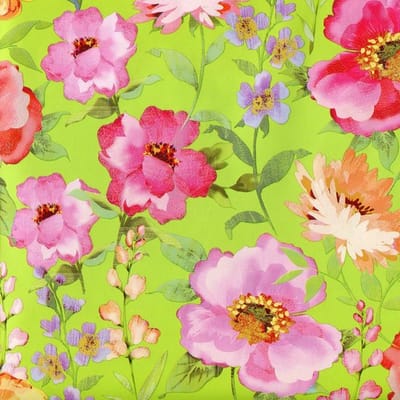 Bloemen - Luxe Cadeaupapier - Inpakpapier - 10 meter x 70 cm - 4 rollen