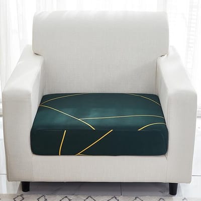 Elastisch bedrukte bankkussenhoes meubelbeschermer bankzitkussen hoes bankhoes bankhoezen voor woonkamer Normal Size (S)-1pc gray