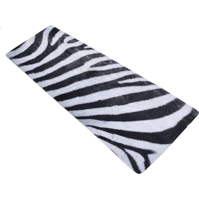 Tapis Absorbant pour la Maison Salle de Bain Cuisine Tapis de Sol Antidérapants Noir et Blanc Tapis Décoratifs pour la Maison white