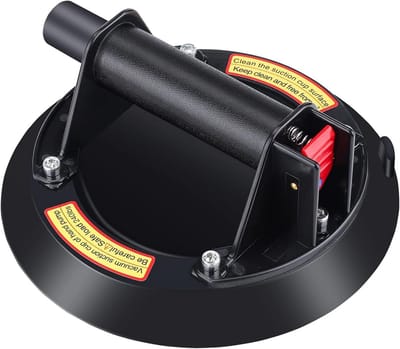 Zuignappen voor tilwerk van glas en tegels - 20 cm, max 300 kg draagvermogen
