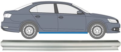 Reparatie dorpel voor Volkswagen Jetta 2010-2018 / Links = Rechts (symmetrisch)