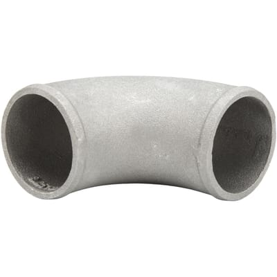 Turbo Inlaat Elleboog Pijp 2.25in OD Gegoten Aluminium 90 Graden Intercooler Strakke Bocht Buis voor Auto's gray