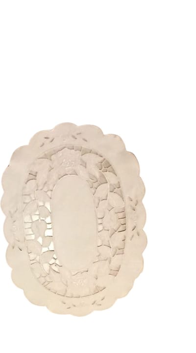 Siervolle Tafelkleed / Tafel Decoratie | Tafellaken / Versiering | 25x35 CM - Creme