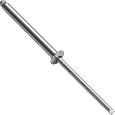 Lange Klinknagels - Gespleten Bevestigers - Stevig Verbindingen Maken - Roestvrij Staal Corrosiebestendig - 5/32"x1-3/8" - Zilver