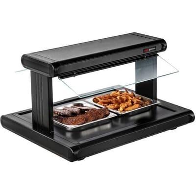 GGM Gastro Warmhalteplatte - 919mm - 630 Watt - Hygieneschutz aus Glas