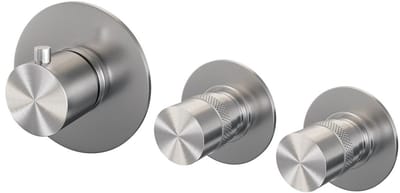 Brauer Brushed Edition - Inbouwthermostaat en - Inbouwthermostaat - In/afbouwdelen - RVS Geborsteld PVD