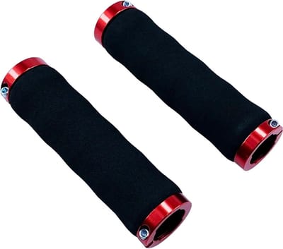 Fiets Handvatten - Stuur Grips - Comfortabel Fietsen - Zacht Anti-slip - One Size - Rood