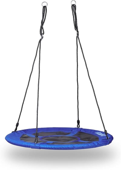 Famanu – Ronde nestschommel met gesloten zitting, diameter 100 cm, belastbaar tot 100 kg