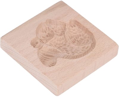 Dailygoody - Biscuit Press Stamp - Houten Koekjespers - Herbruikbaar en Wasbaar - Eekhoornvorm - Voor Koekjes en Peperkoek - Perfect voor Bakplezier