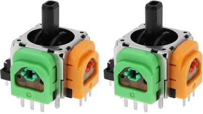 Dailygoody - Console Joystick Modules - 2 stuks - Duurzaam en betrouwbaar - Groen en Oranje - Vervang joysticks - Compatibel met Xbox Series X|S