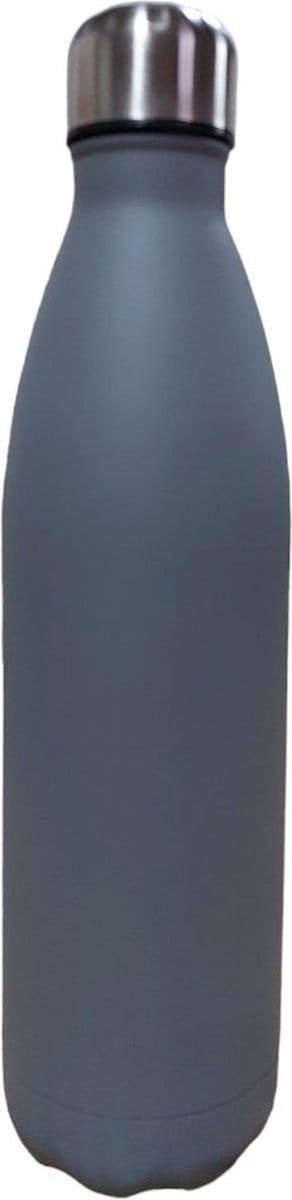 Waterfles – Drinkfles 750 ml 26oz - Grijs - BPA & Lekvrij - Waterfles isolatie - Thermosbeker - Dubbele isolatie drinkflessen - Kinderen & volwassenen.