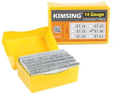 Beton T-Nagels 14 Gauge 18mm-64mm - 800 Stuks