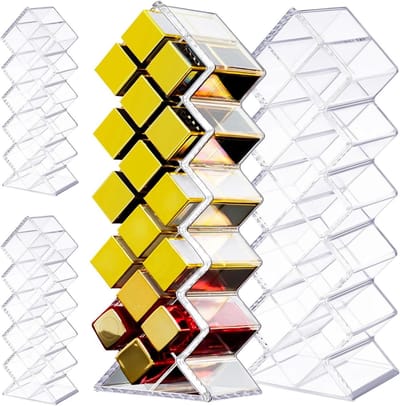 Lippenstifthouder Organizer - Lipgloss Display - Make-up Opbergen - Visvorm Ontwerp - 4 stuks - Transparant