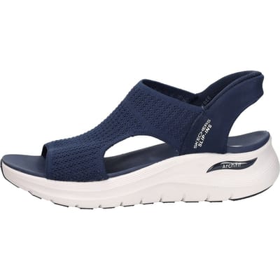 Skechers Slip-Ins: Arch Fit 2.0 Sandal Sandalen Plat - Blauw - Maat 36