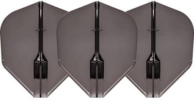 L-Style Fantom EZ L3 Shape Clear Black - Dart Flights