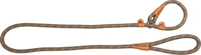 Animal Boulevard SCHOOL LEASH - Slipriem - Retrieverlijn - Stroplijn - Trainingslijn - Met Dubbele Stop - Beige - 180x1,5 cm
