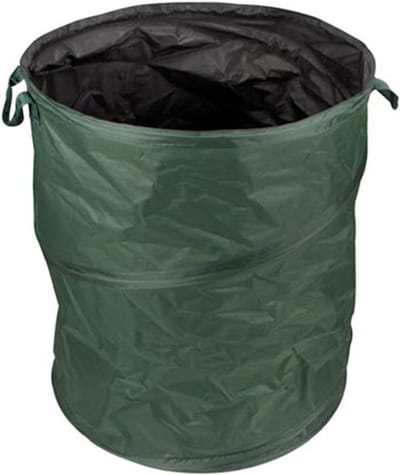 Opvouwbare Groencontainer Zak Tuinafval 150 Liter met Handgrepen Donkergroen