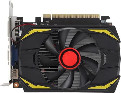Grafische Kaart - PC Component - Gaming en Werk - Efficiënt Koelsysteem - 4GB DDR5 - Zwart
