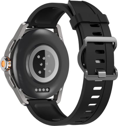 Siliconen bandje - geschikt voor Xiaomi Mi Watch / Watch 2 (PRO) / Watch S1 / Watch S1 Pro / Watch S2 / Watch S3 / Watch S4 / Watch S5 / Haylou / Redmi Watch 5 Active & Lite - zwart