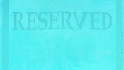 Reserved - Strandlaken - 100x180 cm - Aqua