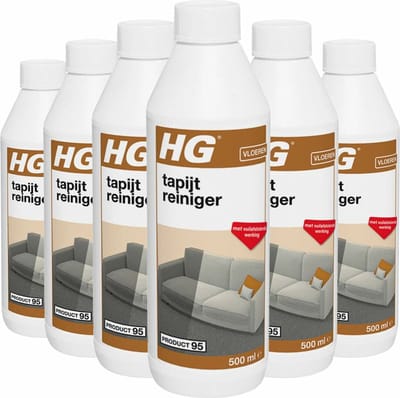 HG - Tapijtreiniger - 6 x 500 ml - Voordeelverpakking