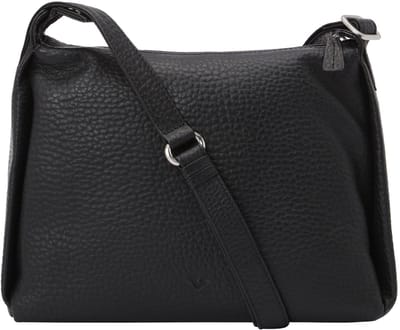 VOi schoudertas Hirsch Helena Crossover Bag Black zwart