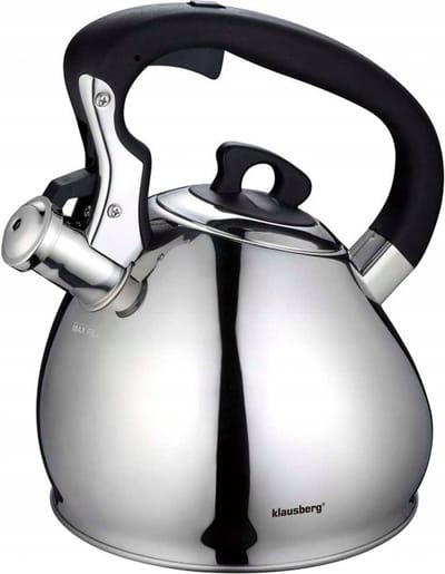 Klausberg 7512 - Fluitketel - RVS - 3 liter