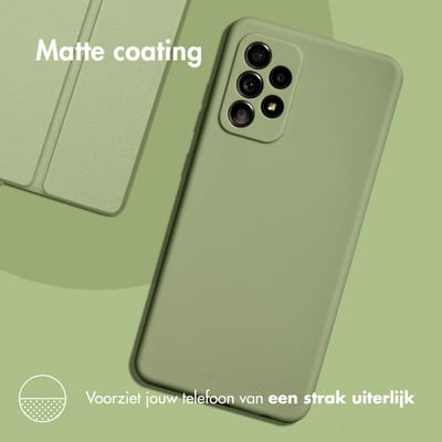 imoshion Hoesje - Geschikt voor Samsung Galaxy A05s - Color Backcover - Olive Green