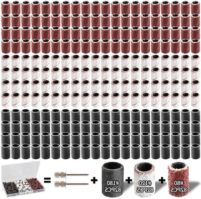 Solidchoice - 248-delige Schuurmof Set met Gratis Box voor Dremel