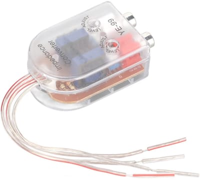 VT Goods - Hoog Naar Laag Converter - Auto Audio Hilow Converter - Subwoofer Versterker - Compact Formaat - Impedantie Omzetter - Ideaal voor Auto's..