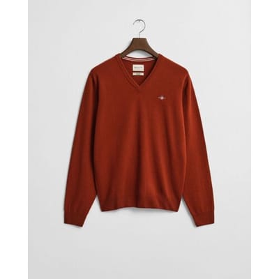 Gant Pullover Rood SUPERFINE LAMBSWOOL V-NECK 87212/623