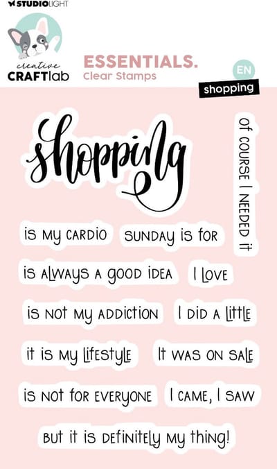 Clear stamps Shopping - Essentials nr. 758