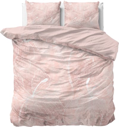 Sleeptime Dory Dekbedovertrekset - Tweepersoons -200X200/220 + 2 x kussenslopen 60x70 -Roze