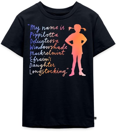 Pippi Langkous My Name Is … Bunt Premium T Shirt Kinderen