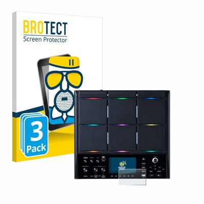 BROTECT - Screenprotector voor Roland SPD-SX PRO - Folie Beschermfolie Beschermglas matte 3 Stuks