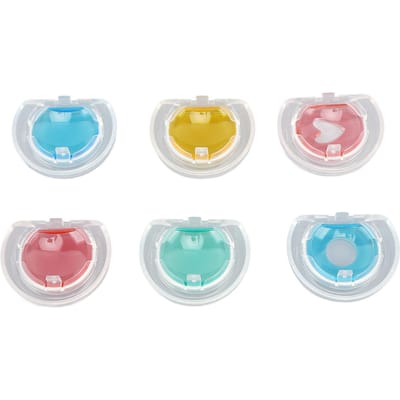 Camera Lensfilter Blauw Rood Groen Oranje Kleur Close-up Lensfilter Set voor Mini 12 Camera 6 stuks white