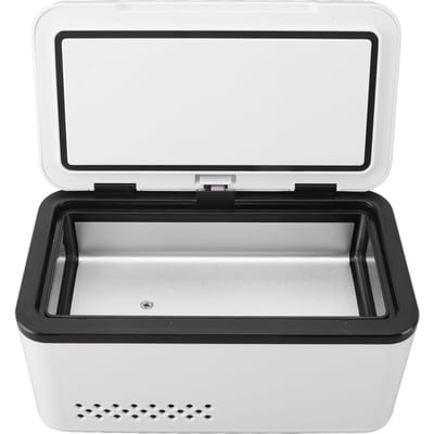 Insuline Koeler Draagbare Diabetische Koeler Mini Medicijn Koelkast LCD Touchscreen Temperatuurregeling voor Thuis black