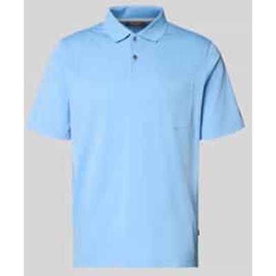 regular fit poloshirt met borstzak