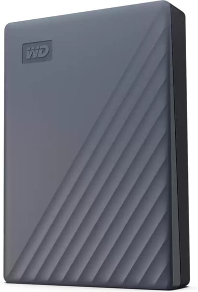 Western Digital My Passport - Externe Harde Schijf - USB-C - Grijs - 6 TB