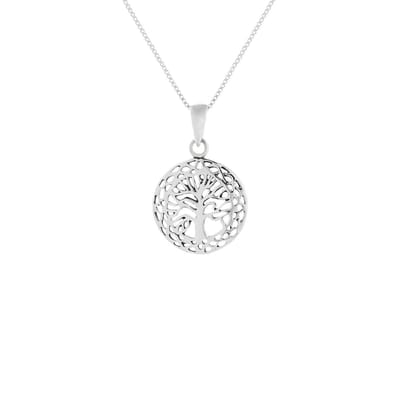 WeLoveSilver - zilveren damesketting - 925 zilver - tree of life