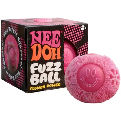 Balle Fuzz NeeDoh Squishy Balle Anti-Stress Douce Tactile Jouet Fidget pour Soulager l'Anxiété Jeu Sensoriel pour Enfants Adultes Cadeaux
