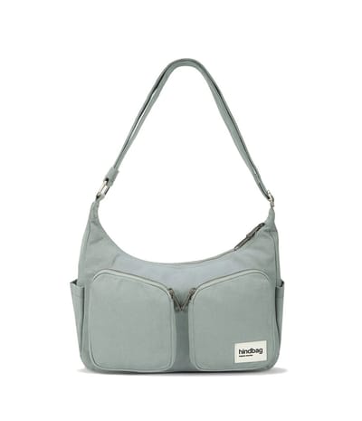 Hindbag schoudertas Emile - Schoudertas - Crossbodytas - mint - biologisch katoen