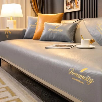 Waterdichte leren bankhoes moderne bankkussen hoes bank handdoek antislip beschermer antislip achterkant handdoek voor woonkamer 70x70cm 1pcs