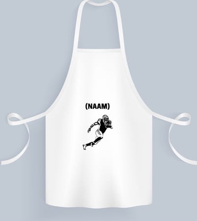 Akyol - american football met je eigen naam Keukenschort - American football - sport liefhebbers - nfl - verjaardag - verjaardagscadeau - mensen die houden van american football - cadeau - kado - geschenk - gift - 82 bij 71 cm