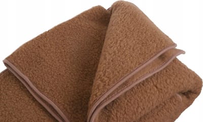 Wollen Deken 180x200cm 100% zuivere Australische Merino scheerwol OnceDoce® 480 g/m² Woolmark-certificaat – Warm Ademend Zacht – Wasbaar – Classic Check